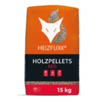 Heizfuxx — Pelety drzewne z twardego drewna 6 mm ENplus A1 — 15 kg × 65 worków - obrazek 2