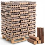holz4home — brykiety z twardego drewna — paleta 960 kg — brykiety premium o długim czasie palenia